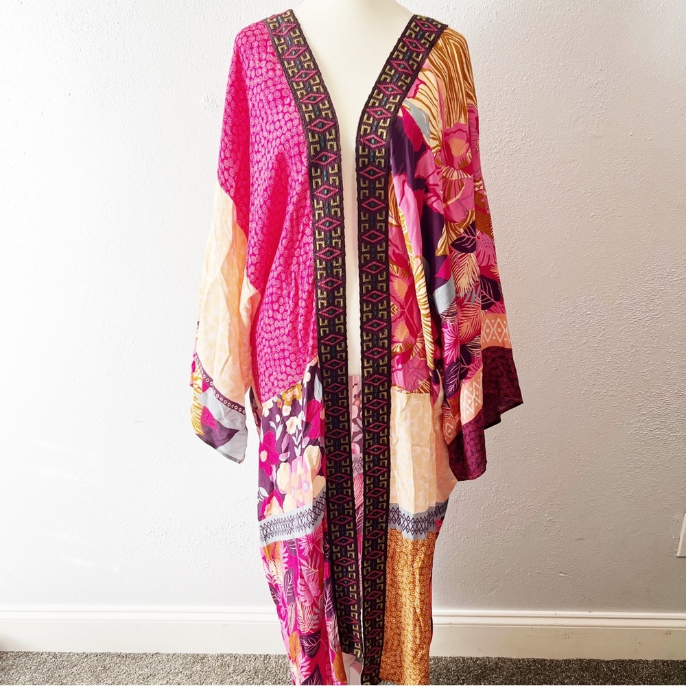 Vibrant Pink and Orange Women's Top